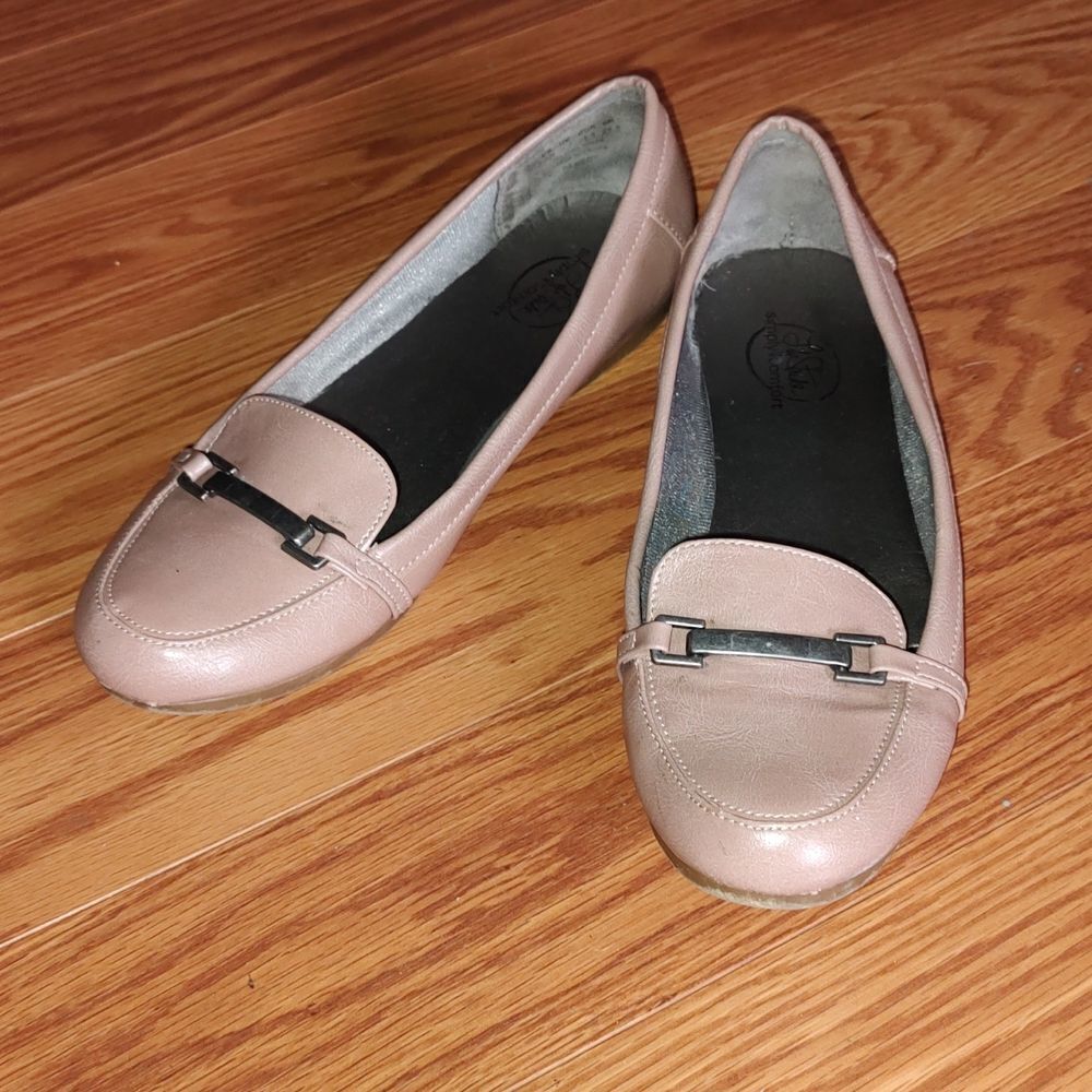 Life Stride Remedy tan loafer flats Sz 8.5